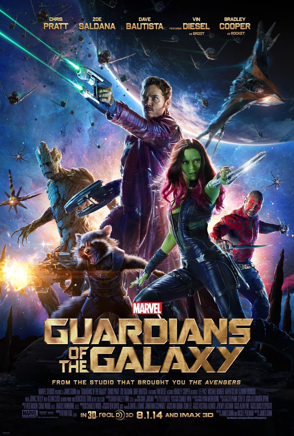 Affiche — Les Gardiens de la Galaxie (2014)